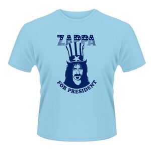 Frank Zappa Unisex Adult For President T-Shirt / Blue